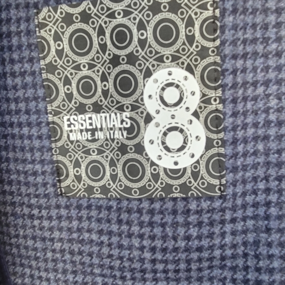 8 Essentials Men's Blazer/ Sport Coat, Size 42 R, Wool Blend Made in Italy - Picture 8 of 11